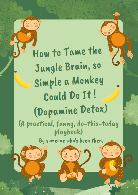 How to Tame the Jungle Brain, so Simple a Monkey Could Do It ! (Dopamine Detox)