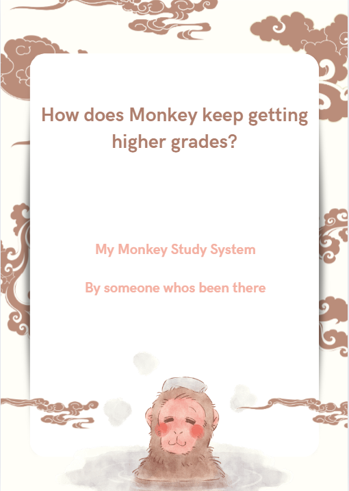 How to Build a Study Routine so Simple Monkey Uses it !